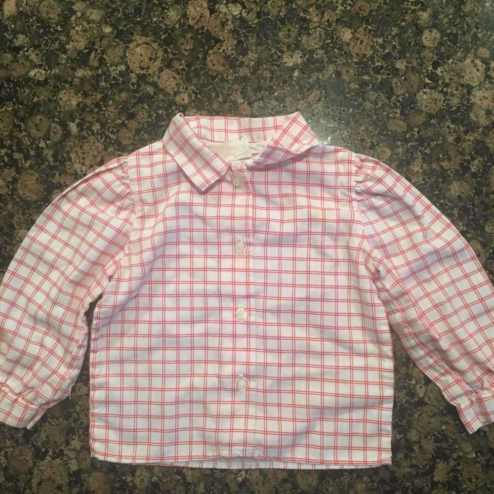 Vintage baby boy button down shirt